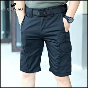 FUGUINIAO Tactical mens shorts with multiple pockets and quick drying breathable for hiking fishing and outdoor activities