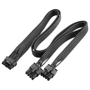 16AWG Double 8Pin to 16Pin 12VHPWR Flat Design PCIE 5.0 Cable for Easy Cable Management and Improved Cooling Efficiency