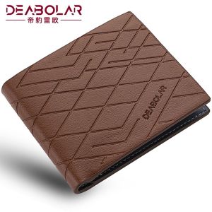 DEABOLAR K3258 DOMPET UANG LIPAT PRIA TEBAL BAHAN SINTETIS