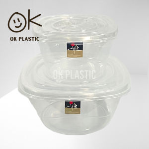 UniGlobal High Quality Transaparent Plastic Food Container Leftover Food Keeper