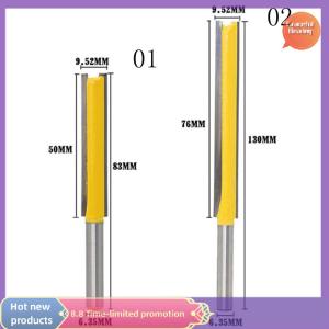 Graceful 1pc Extra Long Flush Trim Router Bit - 1/4" Shank Trimming Tool 50/76mm