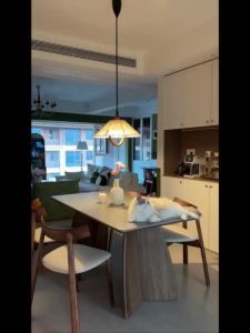[Cozy ]-rock dining table and chair combination modern home dining table Chinese rectangular rock dining table
