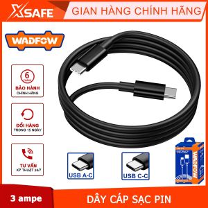 Dây cáp sạc điện thoại sạc pin WADFOW 1m từ Type CA Type CC dòng sạc tối đa 3A