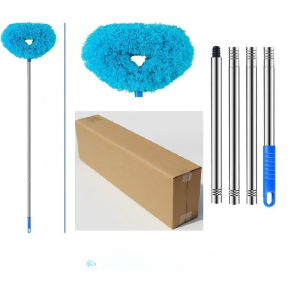 Ceiling Fan Cleaning Artifact Feather Duster Dust Removal Household Sweeping Dust Ceiling High Cleaning Tool Fiber Dust Duster环形掸子除尘扫灰