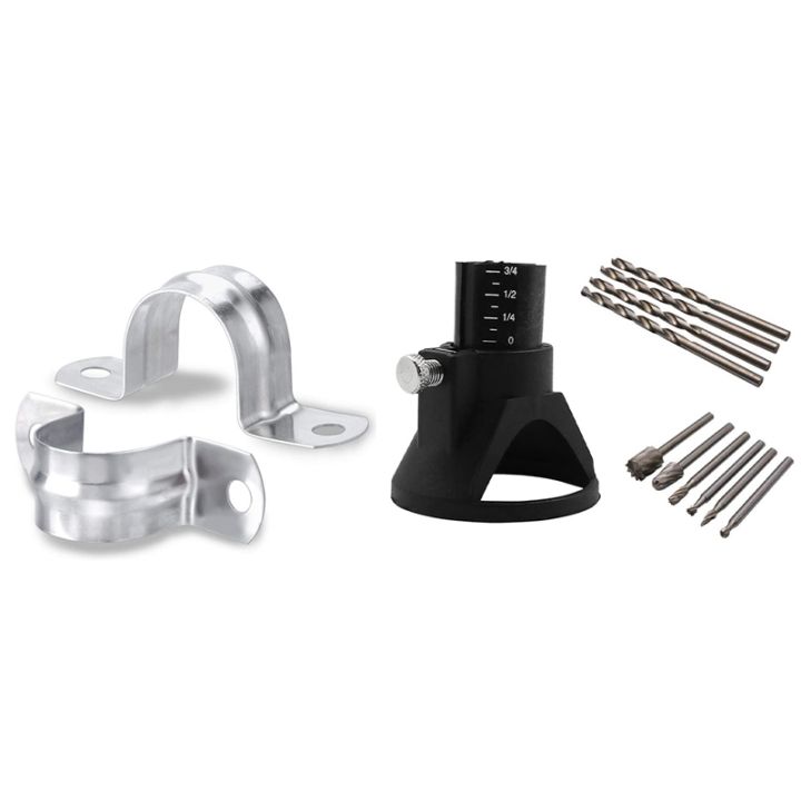 (QAPE) 11 Pcs Multipurpose Cutting Guide Kit for Rotary Tools with 60