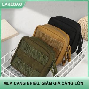 【LAKEBAO】 Túi chiến thuật nhỏ túi MOLLE đa năng siêu nhỏ túi ID trong suốt có thể tháo rời túi đựng thẻ đèn pin la bàn dao mini dây đeo thắt lưng