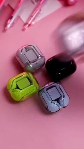 หูฟังบลูทูธไร้สาย T2 รุ่นใหม่ แบบใส ช่องชาร์จดิจิตอล หูฟังกีฬาลดเสียงรบกวน