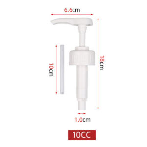 Bình Bơm Siro Nước Đường Thuỷ Tinh 1100ml (Đã bao gồm Vòi 10ml)