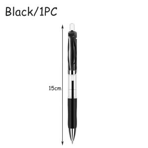 【READY STOCK】10PCS Press Type Gel Pen 0.5mm/Neutral Pen Ballpoint/Office Sign Pen Stationery Refill/Red Blue Bullet Pen