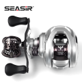 Seasir commando CuộN Máy câu cá bằng carbon 168g siêu nhẹ bfs Ống cuộn dây câu đôi spool nmb tỷ lệ bánh răng trục 7.1:1 điện kéo 9kg Carbon rocker. 