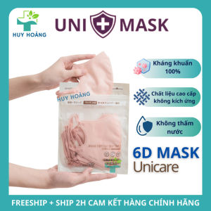 Khẩu trang 6D Unicare chống bụi Combo 50 Cái  khẩu trang UNICARE  cao cấp pro mask chống uv