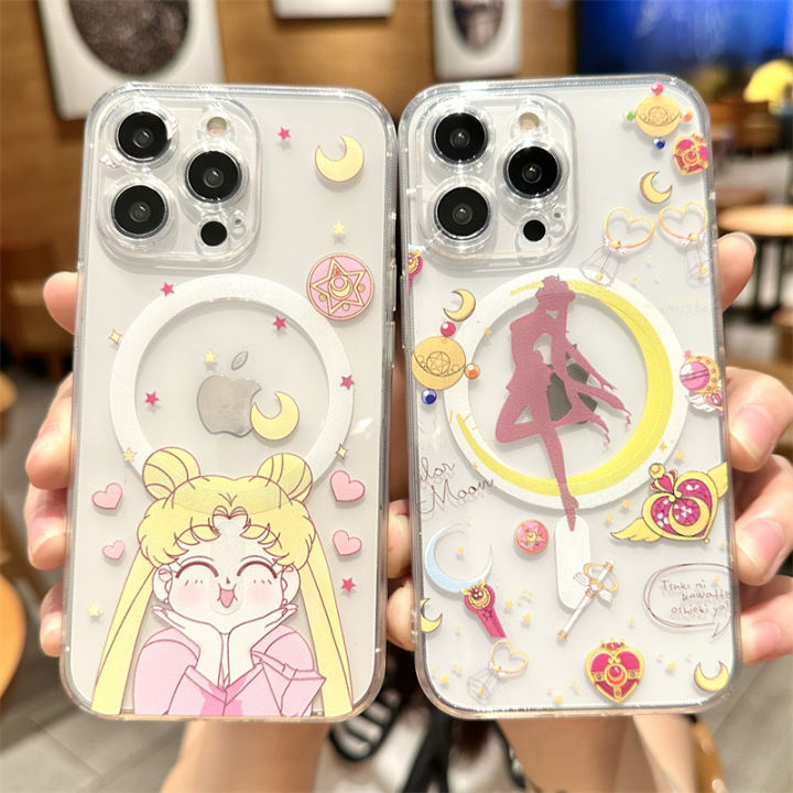 Magsafe Iphone 11 Back Pouch Pretty Girl Sailor Moon Magsafe