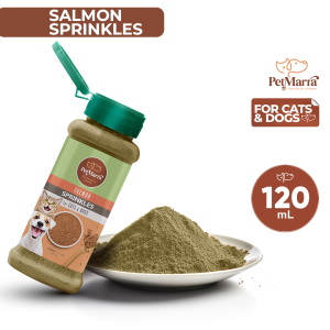 PetMarra Sprinkles for Cats and Dogs Salmon Flavor 120g Supplement Appetite Booster Topper Cat Dog Puppy Kitten