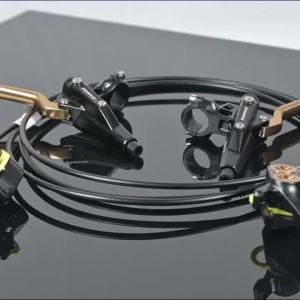 TANKE MTB 4 Piston Hydraulic Disc Brake 2200mm Split-type Oil Pressure Brake Mountain AM DH E-bike Road Bike Brake caliper