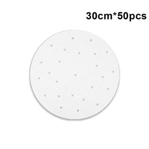 Isi 50 Besar Dimsum Paper Kertas Alas Dimsum Non-Stick Steaming Basket Mat