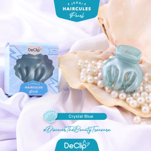 Declip Jedai Haircules Gigi 5 Ukuran 5cm Warna Crystal Blue Pearl