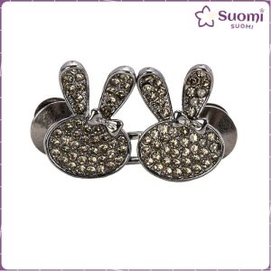 Suomi Fashion Rabbit Shape Tighten Waist Buckle Pins Waist Clip Adjustable Snap Detachable 1 Set