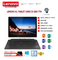 LAPTOP 2 IN 1 LENOVO X1 TABLET CORE I5 GEN 7 RAM 8GB SSD 128GB LAYAR 12 INCH TOUCHSCREEN WINDOWS 10. 