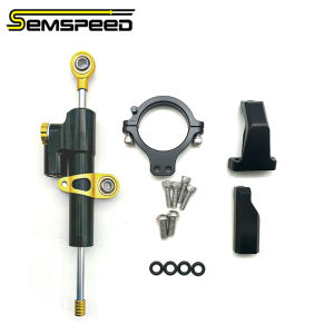 SEMSPEED Motorcycle CNC Direction Steering Damper Shock Absorber Stabilizer Mount For CFMOTO 675SR 2024-2025