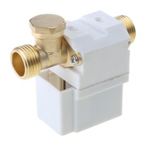 Van điện từ nước 12V/220V ren 21mm thường đóng bằng đồng | Dùng cho nước nóng tưới tiêu công nghiệp