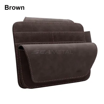 SEAMETAL Multifunctional Car Sun Visor Storage Box Glasses Case Card Holder