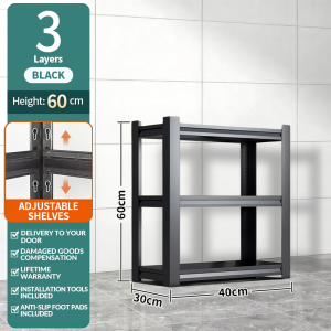 【SG Stock】Metal Boltless Storage Shelf Rack Adjustable Shelves Warehouse Storeroom Storage Rack Store Room Boltless Metal Rack Shelf Boltless Metal Shelf Rack Shelves Rack Storage Adjustable Shelf 置物架 仓库货架 货架 Heavy Duty Shelf Rack