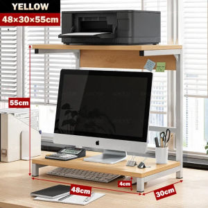 SiamHome Printer Rack Desk Organizer Monitor Stand Desktop Rack Office Stands Multipurpose Table Top Rack Monitor Riser Monitor shelf Rak meja 打印机架