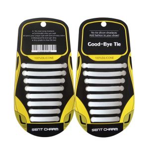 16 Pcs Silicone Shoe Laces Elastic No Tie Shoelaces For Sneakers Quick put on and take off Safety Lazy Shoe Lace Accessories