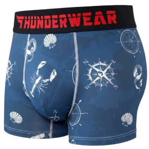 [SG BRAND] THUNDERWEAR Mens Cooling Underwear Sport Quick Dry Trunks - NAUTI BUOY