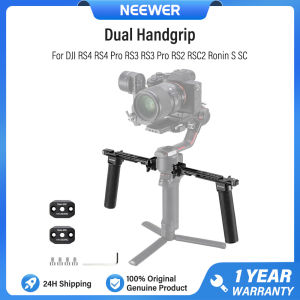 NEEWER Dual Handgrip Handle for DJI RS4 RS4 Pro RS3 RS3 Pro RS2 RSC2 Ronin S SC Gimbal GA006
