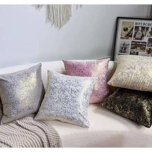 หมอนอิงสีทองหรูโดดเด่นสวยหรู หมอนอิงตกแต่งคอนโด หมอนอิงตกแต่งบ้าน หมอนอิงตกแต่งรีสอร์ท