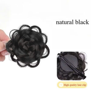 Tóc Giả NỤ HOA Kẹp Tóc Giả Rose Bud Phong Cách Hàn Quốc QiQiShop