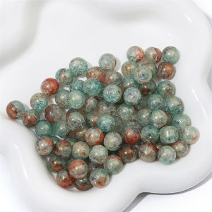 20 chiếc hạt cườm tròn kính 10mm cho trang sức Làm Vòng Cổ Vòng tay tự làm