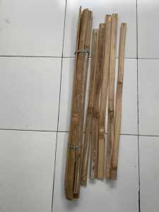 bilah bambu untuk tanaman/ pagar terlaris sudah raut - 100cm