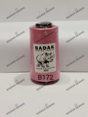 Benang Jahit katun 40/2 ( 1 pcs ) benang jahit 5000 yard/Benang jahit murah/benang jahit BADAK
