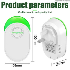 【2024 New Upgrade】 Power Saving Box Power Factor Saver Power Saving Smart Meter Slow Artifact Power Saving Air Conditioning Control Treasure Saving SmartHome Optimized Voltmeter