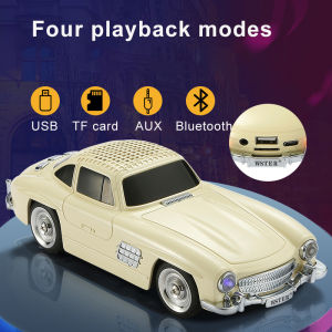 Wireless Bluetooth Speaker Subwoofer Car Roadster Shaped Sound Box Support TF Card U Disk FM Radio Stereo Music Car Speakers