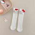 Christmas Gift Halloween 2Pcs Sanrio Girls Denim Set Hello Kitty Spring Autumn Kawaii Cartoon New Style Fashion Sweet Casual Mesh Dress Children's Gifts. 