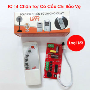 Bo mạch điều khiển từ xa cho quạt IC to 14 chân có cầu chì bảo vệ 220v 100W