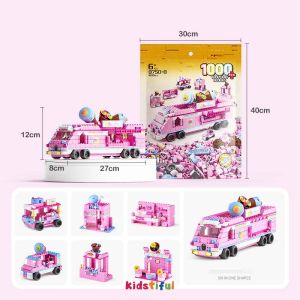 1000PCS Disney Building Blocks Disneyland/Castle/Princess House Girls Gifts Educational Toys for Girls