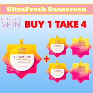 [BUY 1 TAKE 4 ]  HIKARI SKIN ULTRAWHITE SUNSCREEN UVA/UVB SPF50 PA ++++ 50mL