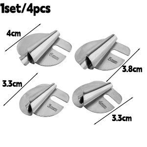 4/8Pcs New Sewing Rolled Hemmer Foot Set 3-10mm Wide Rolled Pressure Foot Sewing Machine Home Industrial Curved Scroll Hemmer Foot Tool
