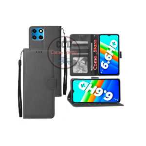 Case Untuk INFINIX SMART 6 HD Soft Case Dompet Flip Cover Leather Premium Casing HP