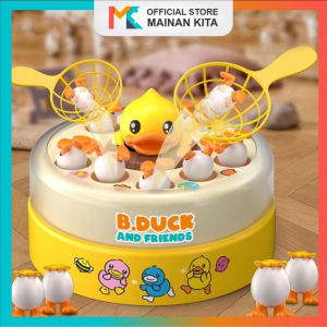 Mainan Anak Bebek Lompat | Bouncing Yellow Duck | Mainan Edukasi Interaktif Lucu MK412