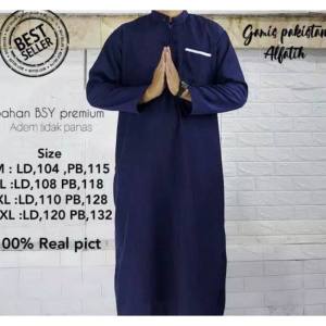 Jubah Muslim Gamis pria dewasa Jubah alharbi murah Gamis terbaru Bahan Adem dan Lembut
