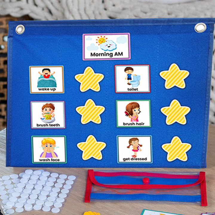 Visual Schedule for Kids Foldable Interactive Visual Schedule for ...
