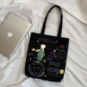 [Shopfascinant] canvas tote bag shoulder bag Le Petit Prince little Prince commemorative little Prince commemorative canvas bag canvas bag shoulder bag shopping bag leisure Artisti
