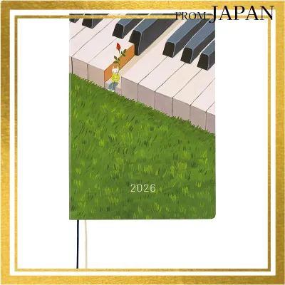 Hobonichi Techo 2026 English Version by Hiroko Kubota / Waiting for Harmony [A5/1 Day 1 Page/January/Monday Start]Direct from Japan