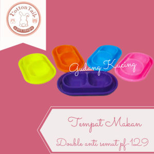 Tempat Makan Minum Anjing Kucing Anti Semut PF-129 Varian Warna