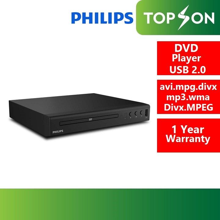 Philips TAEP20012 DVD Player with HDMI Port Support DivX ULTRA USB 2.0